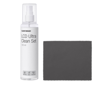 Artykuły czyszczące SILVER MONKEY LCD Ultra Clean Set 125ml zestaw czyszczący SMA325